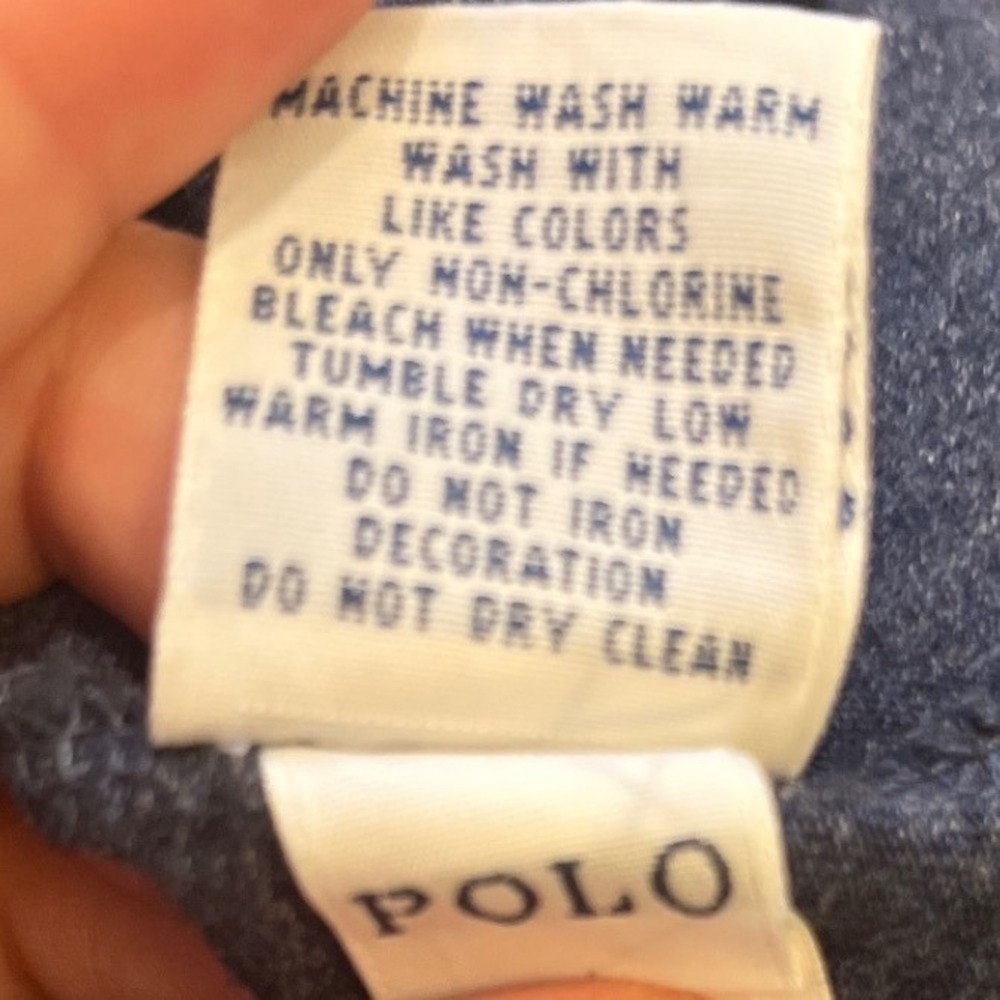Polo Ralph Lauren Mens Size XL Long Sleeve T Shirt Custom Fit Crew Neck Blue - Picture 6 of 9